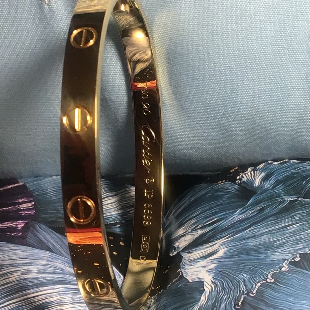 Gold Love Bracelet Size 20